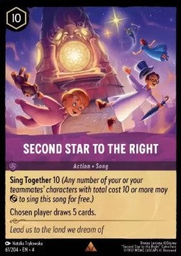 Second Star To The Right (V.1) 4URS-61 Rare Near Mint Deutsch