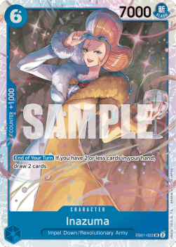 Inazuma (EB01-022) (V.1) EB01 Super Rare Excellent Englisch