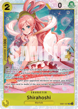 Shirahoshi (EB01-057) (V.1) EB01 Super Rare Near Mint Englisch