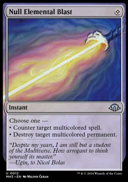 Null Elemental Blast MH3-12 Uncommon Excellent Englisch Foil