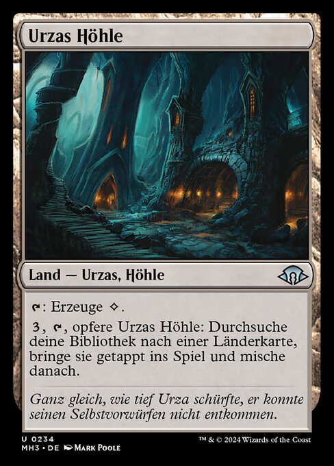 Urzas Höhle MH3-234 Uncommon Near Mint Deutsch Foil