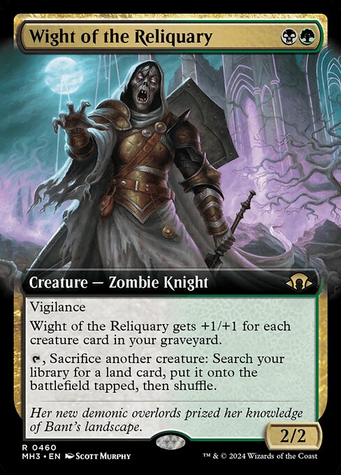 Wight of the Reliquary XMH3-460 Rare Near Mint Englisch Foil