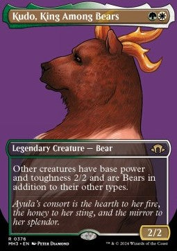 Kudo, König der Bären (V.1) XMH3-376 Rare Near Mint Deutsch Foil