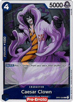Caeser Clown (OP01-069) OP01E Rare Near Mint Englisch