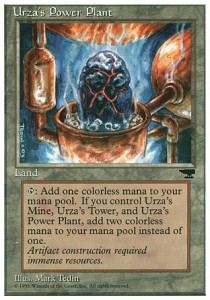 Urza's Power Plant (V.1) CHR- Common Excellent Englisch