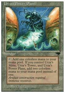 Urza's Power Plant CHR- Common Excellent Englisch