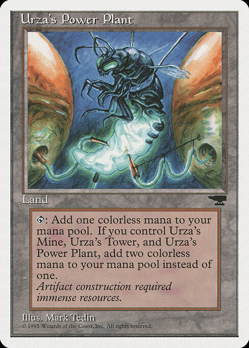 Urza's Power Plant (V.3) CHR- Common Excellent Englisch