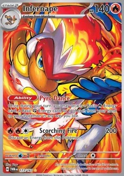 Infernape TWM-173 Illustration Rare Excellent Französisch