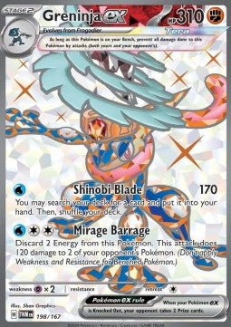 Greninja ex TWM-198 Ultra Rare Near Mint Englisch