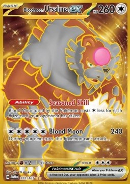 Blutmond Ursaluna ex TWM-222 Secret Rare Good Deutsch