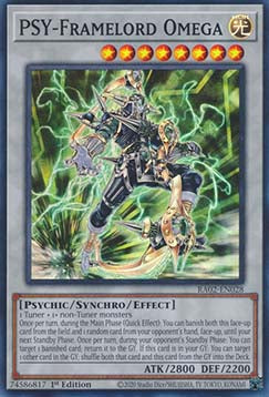 PSI-Hüllenlord Omega (V.1) RA02-028 Super Rare Good Deutsch 1. Auflage