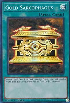 Gold-Sarkophag (V.1) RA02-052 Super Rare Excellent Deutsch 1. Auflage