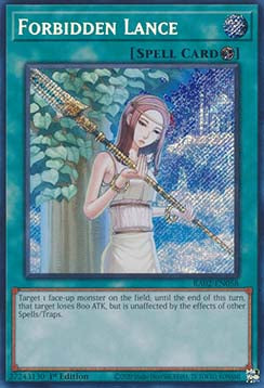 Verbotene Lanze (V.3) RA02-058 Secret Rare Good Deutsch 1. Auflage