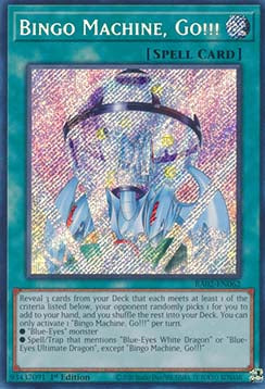 Bingo-Maschine, los!!! (V.3) RA02-062 Secret Rare Near Mint Deutsch 1. Auflage