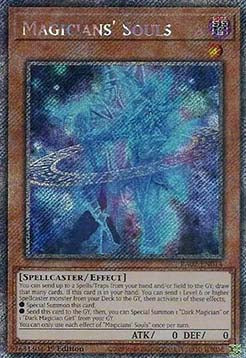 Seelen der Magier (V.4) RA02-014 Platinum Secret Rare Good Deutsch 1. Auflage