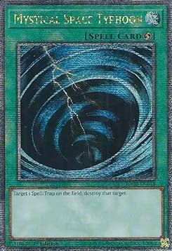 Mystical Space Typhoon (V.5) RA02-EN048 Quarter Century Secret Rare Near Mint Englisch 1. Auflage