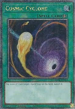 Kosmoszyklon RA02-DE061 Quarter Century Secret Rare Near Mint Deutsch 1. Auflage
