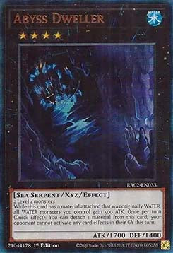 Abyss-Bewohner (V.7) RA02-033 Ultimate Rare Excellent Deutsch 1. Auflage