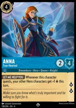 Anna - Wahres Herz (V.1) 4URS-138 Super Rare Near Mint Deutsch