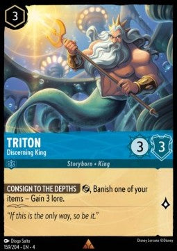 Triton - Anspruchsvoller König 4URS-159 Rare Near Mint Deutsch