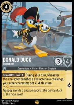 Donald Duck - Freibeuter 4URS-179 Legendary Near Mint Deutsch
