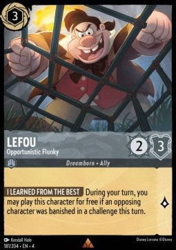 Le Fou - Beeinflussbarer Lakai 4URS-181 Rare Near Mint Deutsch