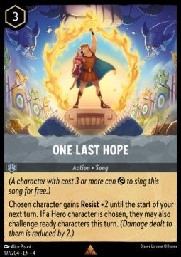 One Last Hope 4URS-197 Rare Near Mint Deutsch