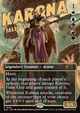 Karona, False God SLDSP4-1624 Rare Near Mint Englisch Foil