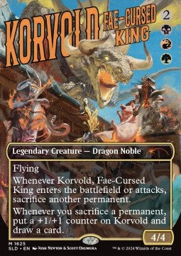 Korvold, Fae-Cursed King SLDSP4-1625 Mythic Excellent Englisch Foil