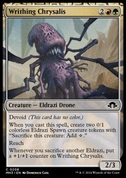 Writhing Chrysalis MH3-208 Common Near Mint Englisch Foil