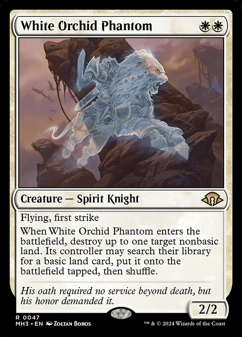 White Orchid Phantom MH3-47 Rare Boosterfrisch Englisch