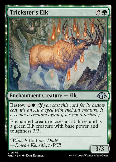 Trickster's Elk MH3-175 Uncommon Boosterfrisch Englisch Foil