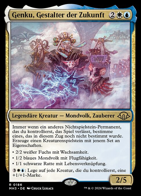 Genku, Gestalter der Zukunft MH3-186 Rare Excellent Deutsch Foil