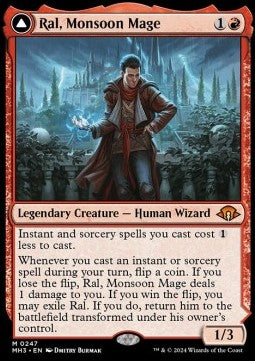 Ral der Monsunmagier // Ral, Leylinien-Naturtalent MH3-247 Mythic Near Mint Englisch