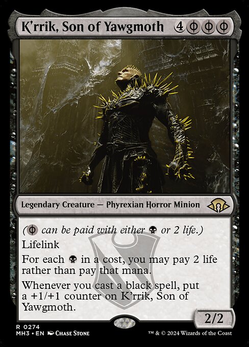 K'rrik, Sohn des Yawgmoth MH3-274 Rare Boosterfrisch Englisch Foil
