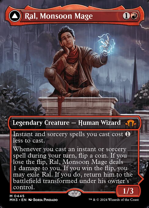 Ral, Monsoon Mage // Ral, Leyline Prodigy XMH3-445 Mythic Near Mint Englisch