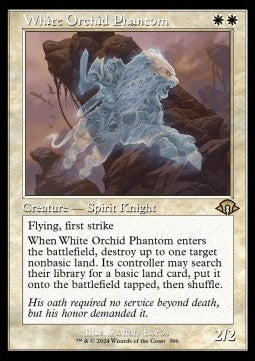 White Orchid Phantom XMH3-396 Rare Near Mint Englisch Foil