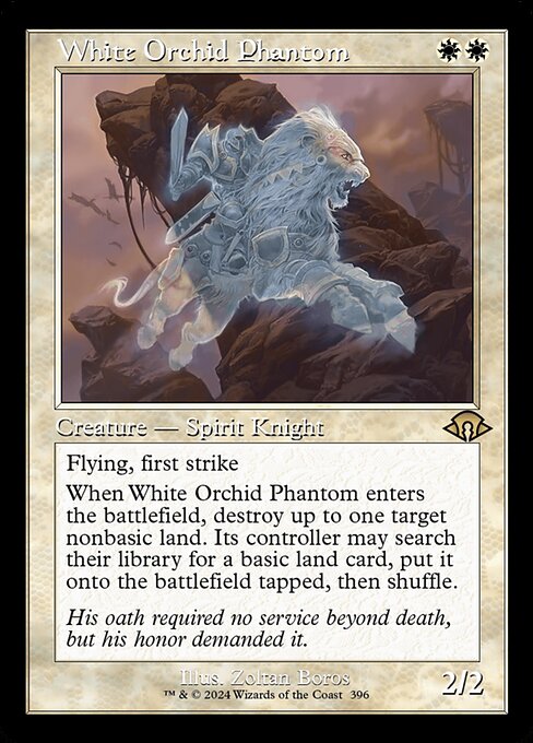 White Orchid Phantom XMH3-396 Rare Near Mint Englisch Foil