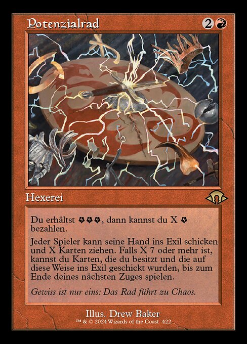 Potenzialrad (V.2) XMH3-422 Rare Near Mint Deutsch Foil