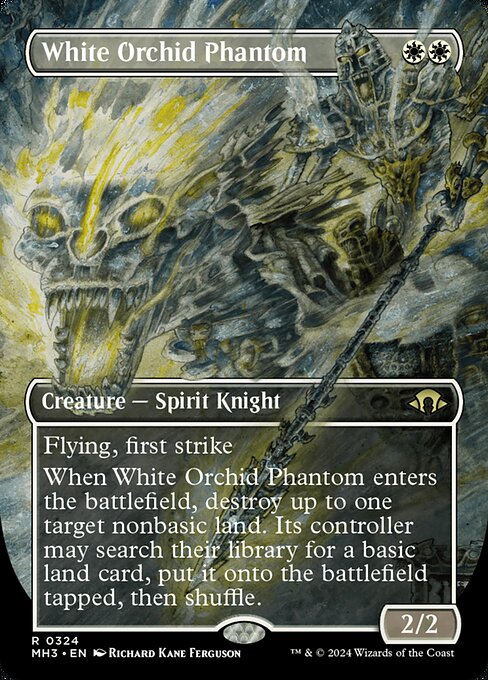 White Orchid Phantom XMH3-324 Rare Near Mint Englisch
