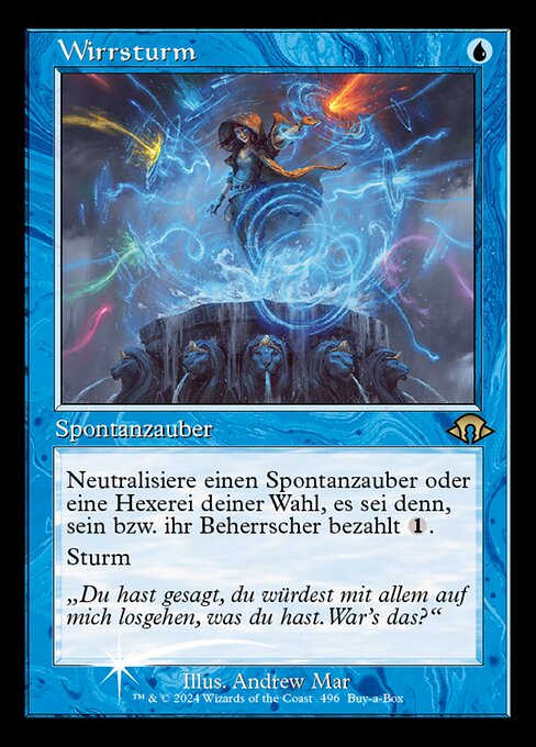 Wirrsturm (V.2) BABP-496 Rare Near Mint Deutsch Foil