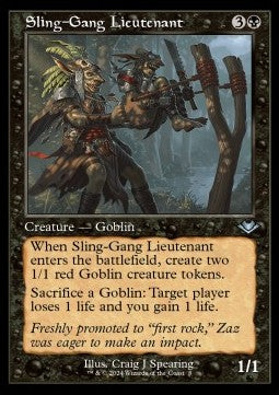 Sling-Gang Lieutenant RMH3-8 Uncommon Near Mint Englisch Foil