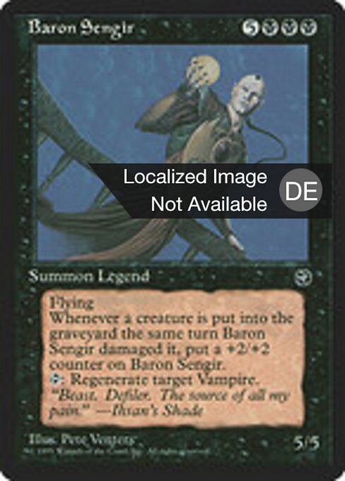 Baron Sengir HML- Rare Played Deutsch