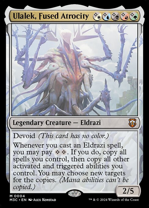 Ulalek, Fused Atrocity M3C-4 Mythic Boosterfrisch Englisch