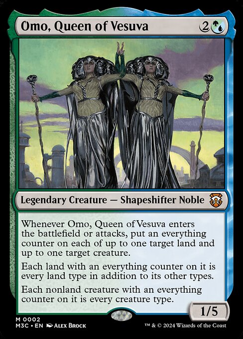 Omo, Königin von Vesuva M3C-2 Mythic Near Mint Englisch Foil