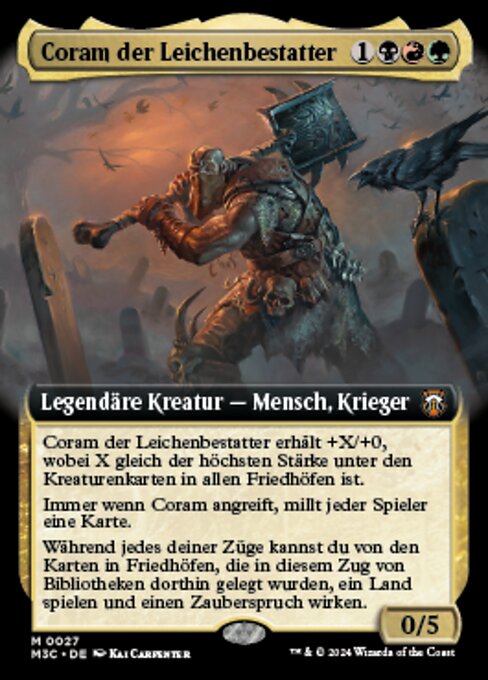 Coram der Leichenbestatter (V.3) XM3C-27 Mythic Near Mint Deutsch