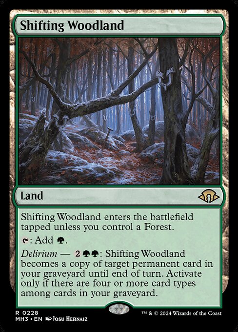 Veränderliches Waldland MH3-228 Rare Excellent Englisch Foil