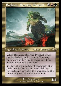 Rosheen, Brüllende Prophetin (V.2) XMH3-434 Rare Near Mint Deutsch Foil