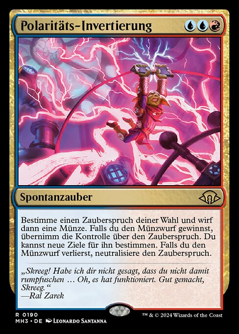 Polaritäts-Invertierung MH3-190 Rare Near Mint Deutsch Foil