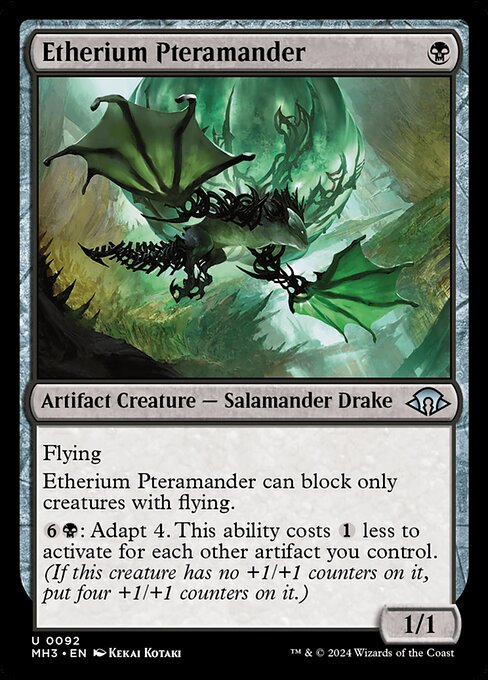 Etherium Pteramander MH3-92 Uncommon Boosterfrisch Englisch